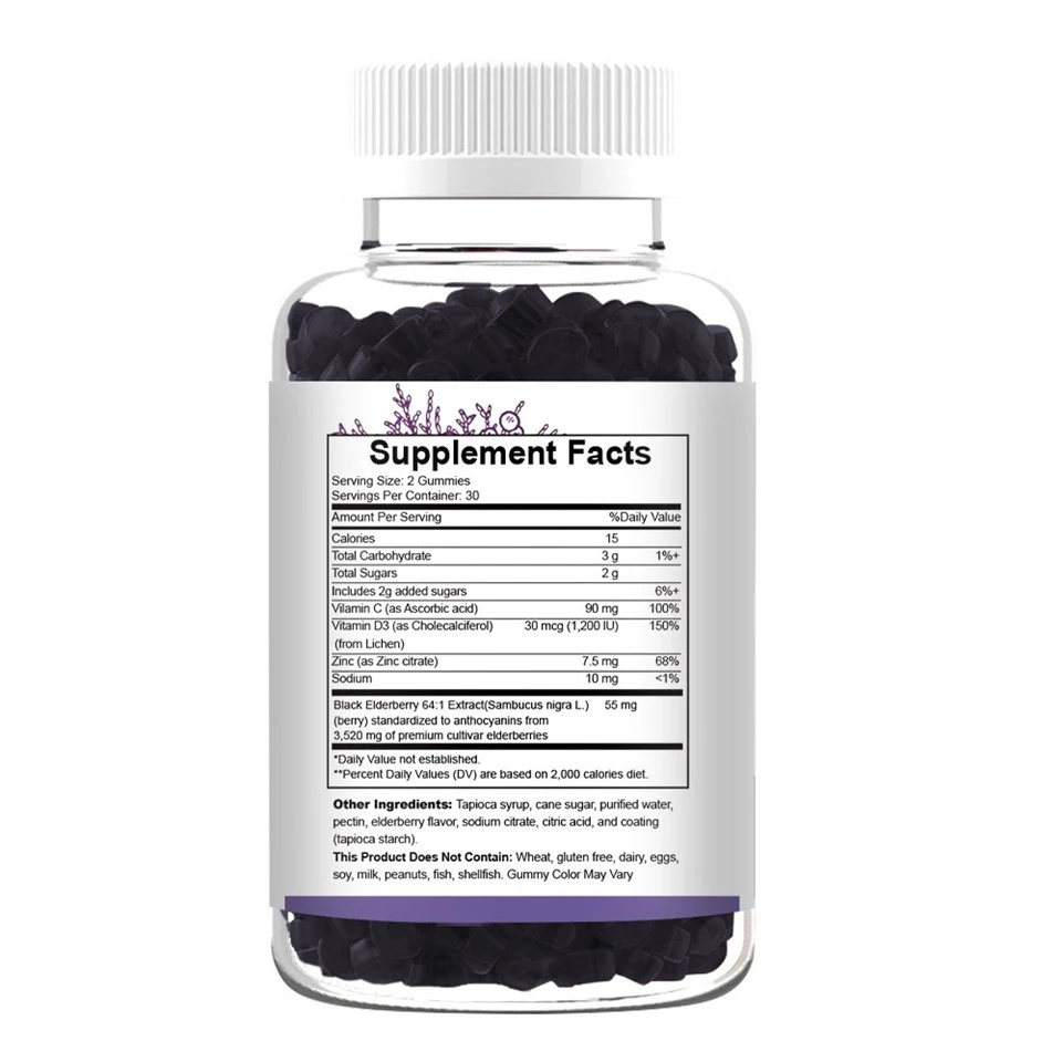 Black Elderberry Gummies